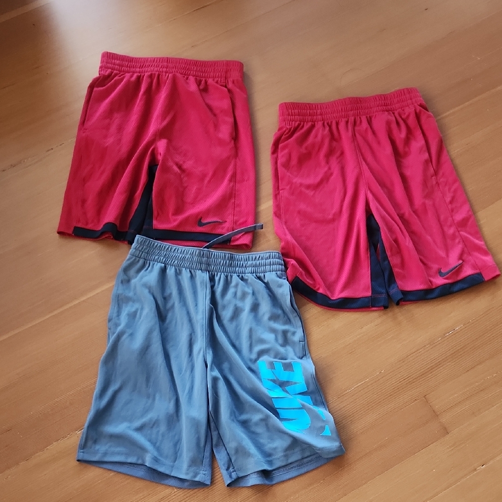 (3) Pairs Nike Basketball Shorts